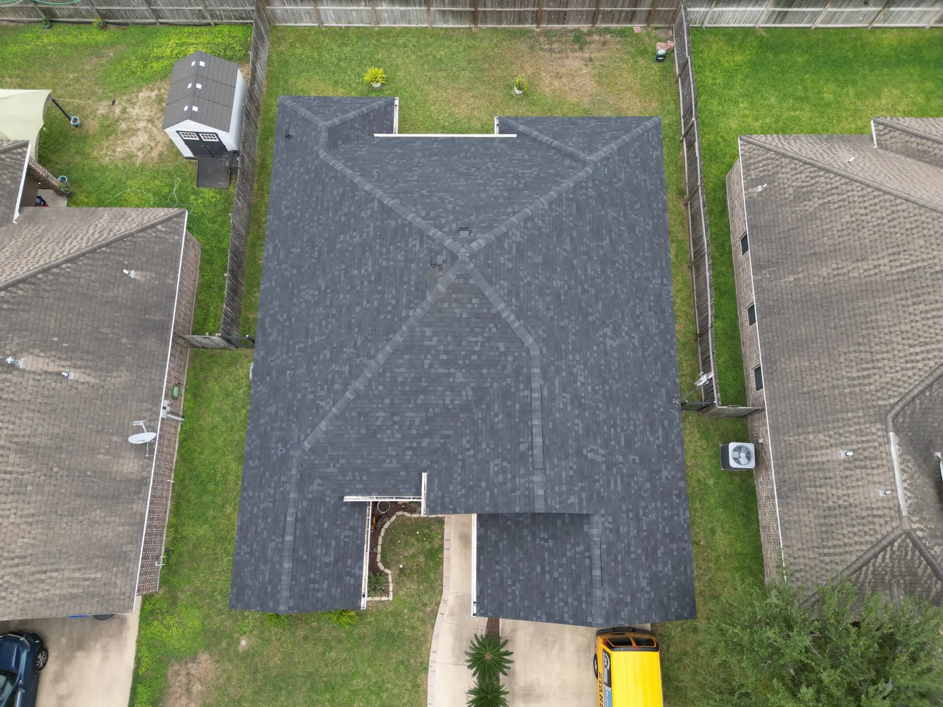 Residential roofing project completed by Marva Roofing in McAllen Texas