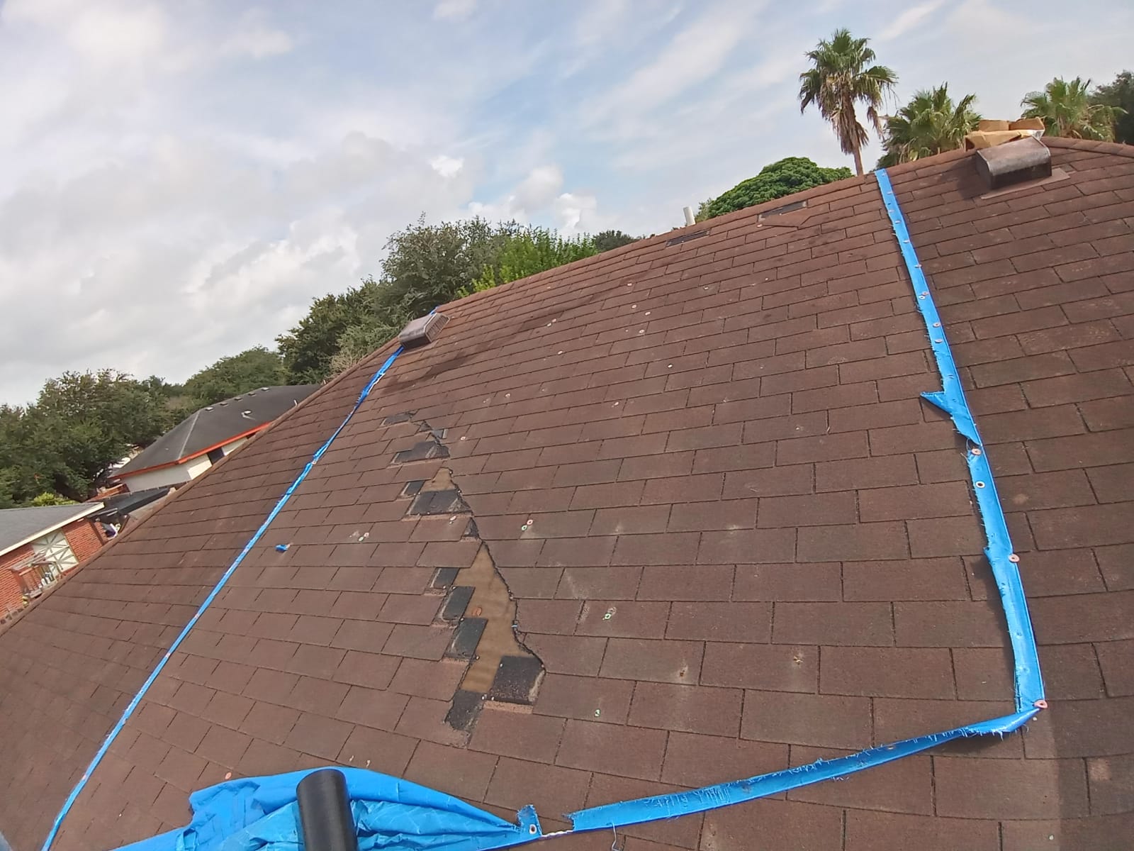 Storm Damage Asphalt Shingles McAllen inspection