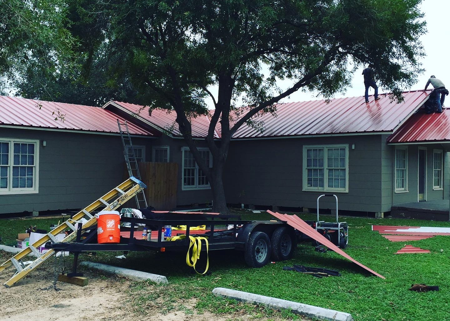 Commercial Metal Roofing McAllen roof detail on commercial structure