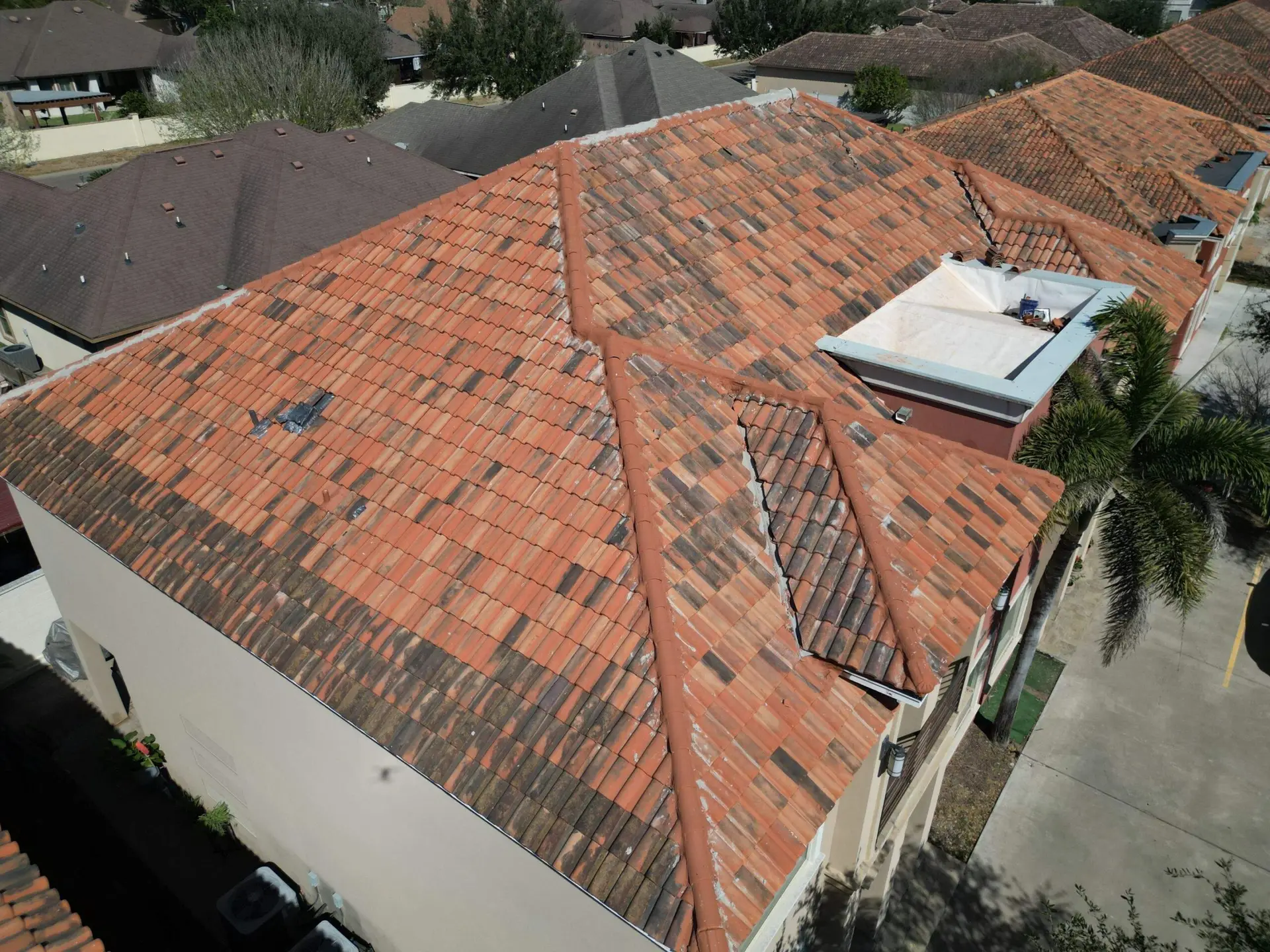 commercial roofing McAllen Tile Roof installation by Marva Roofing