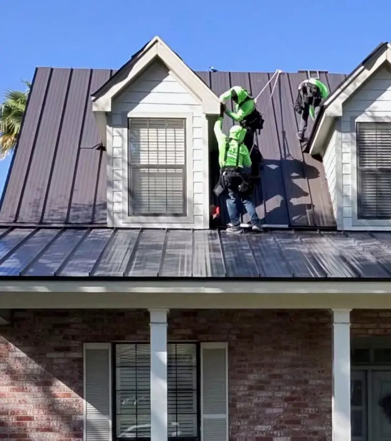 Metal roofing installation completed by Marva Roofing in McAllen Texas