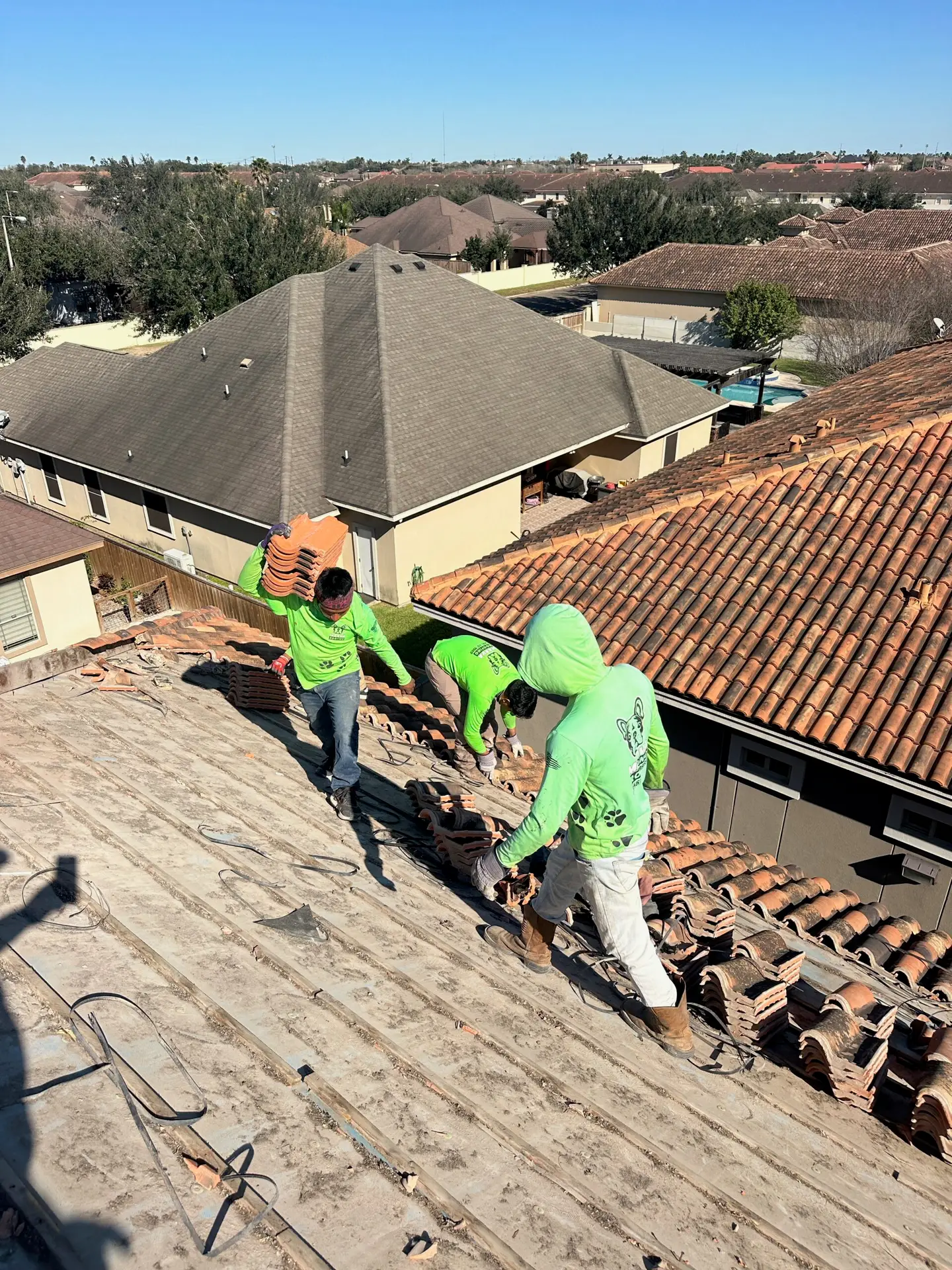wind damge tile roof McAllen