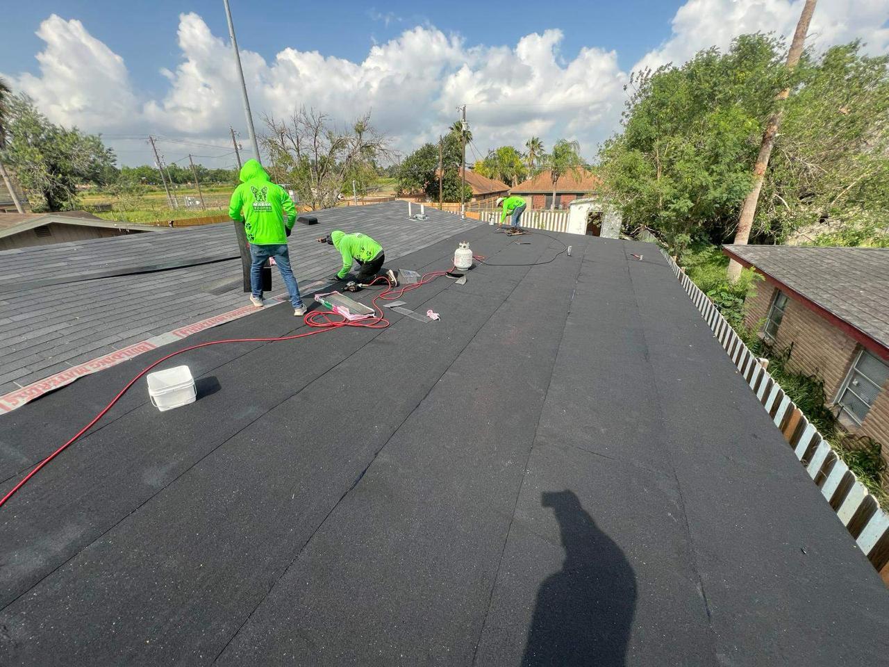 low-slope residential roofing mcallen